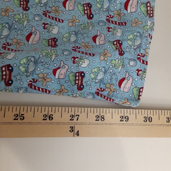 Vineyard Vines Christmas Santa Whale PJ Pants Blue Crabs Mens XL Nautical Preppy - Picture 9 of 9